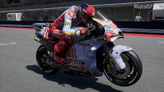 MotoGP™24  Quick race racing with the bike Gresini Racing MotoGP™ of the rider Marc Márquez [upl. by Sualocin351]