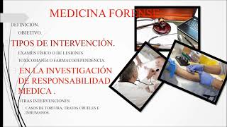 MEDICINA FORENSE MEDICINA LEGAL JURISPRUDENCIA MEDICA MEDICINA DEL DERECHO MEDICINA CRIMINAL [upl. by Karly]