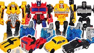 Transformers Movie Bumblebee Energon Igniters Speed Series Optimus Prime vs Hot Rod DuDuPopTOY [upl. by Name668]