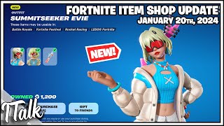 NEW SUMMITSEEKER EVIE SET Fortnite Item Shop January 20th 2024 Fortnite Chapter 5 [upl. by Ocsecnarf]