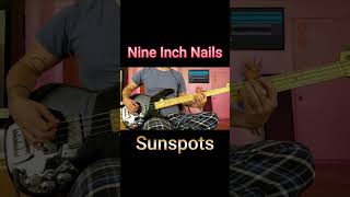 Nine Inch Nails  Sunspots  Short Bass Cover [upl. by Selohcin]