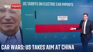 Why is US imposing 100 tariff on Chinese electric cars [upl. by Dearden]