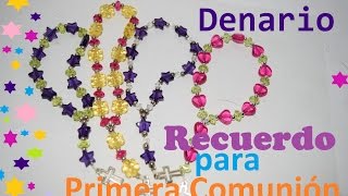 Decenario  Recuerdo para Primera Comunión  Tutorial  DIY [upl. by Aileno61]