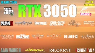 RTX 3050  Test in 30 Games in late 2024  A good GPU with 8GB of VRAM [upl. by Pillow27]