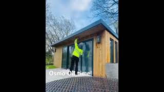 Osmo Oil is perfect for protecting garden room timber [upl. by Constantia624]