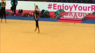 Salome Pazhava Georgia  Rhythmic Gymnastics World Championships [upl. by Norabal]