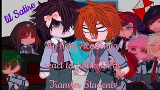 My Hero Academia react to Soukoku as the transfer students  Full Version  Lazy [upl. by Alleunam]