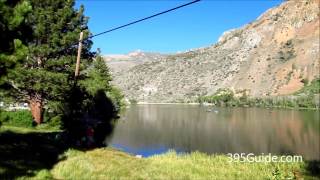 Lower Intake 2 Campground and surrounding lake near Bishop California [upl. by Harleigh]