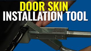 The Best Way to Manually Skin Install a Door Skin  Eastwood Door Skin Installation Tool [upl. by Ianaj]