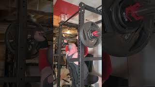 New PR 242lb seated overhead military press 3x3 Hulk Fit power cage [upl. by Aleka213]