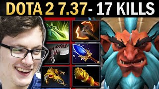 Troll Gameplay Miracle with Butterfly and 17 Kills  Dota 737 [upl. by Sitelc]