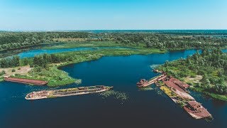 Abandoned shipwrecks of Chernobyl [upl. by Elocen]