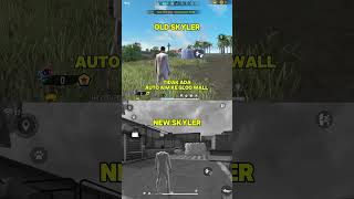 Old Skyler 🥲 vs new Skyler 😘 freefire funny [upl. by Rellek]