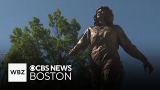 Christa McAuliffe statue unveiled in New Hampshire [upl. by Adnara]