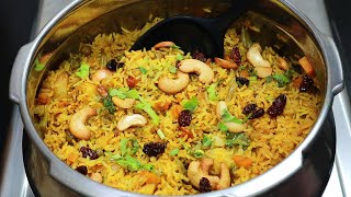 Vegetable Biriyani ഒരു ഒന്നൊന്നര രുചിയിൽ  Restaurant Style Biriyani  Veg Biriyani in Cooker [upl. by Auka]