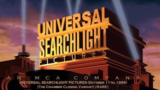 Universal Searchlight Pictures 1996 Logo The Chamber Closing Variant RARE [upl. by Fishback]