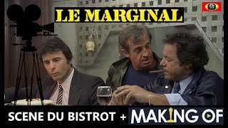 MAKINGOF LE MARGINAL1983 Scène du bistrot avec JP BELMONDO [upl. by Orland]