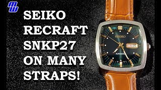 Seiko SNKP27 Recraft On Different Straps [upl. by Ardnued]