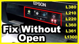 How to Fix Epson Printer Two Red Light Blinking Problem 100 Tested Methods [upl. by Akenot]