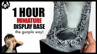 HOW to Create a Warhammer Miniature Display Base in ONE Hour [upl. by Standing214]