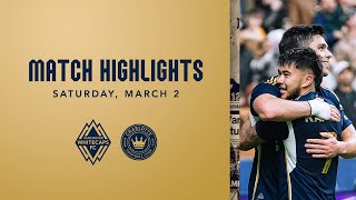 HIGHLIGHTS Vancouver Whitecaps FC vs Charlotte FC  March 2 2024 [upl. by Arria]