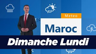 Prévision Météo Maroc Dimanche Lundi Mardi 11 12 13 Octobre 2020  توقعات طقس المغرب [upl. by Esaele303]