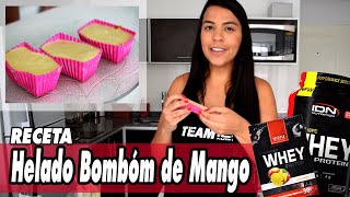 Deliciosa Receta de Helado Bombóm con WHEY PROTEIN [upl. by Lienaj]