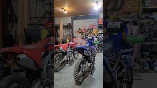 2024 crf250r and 2018 yz250f [upl. by Wileen992]