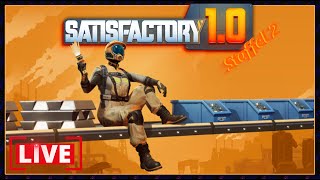 Schienen Netz Ausbau und optische Verbesserungen  Satisfactory 10  S211 Live Gameplay  Koop [upl. by Esetal]