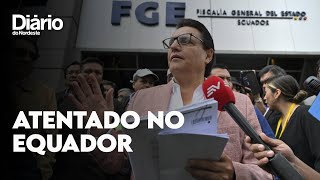 Fernando Villavicencio candidato à presidência do Equador é morto a tiros em atentado [upl. by Mandelbaum]