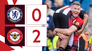 THREE FROM THREE at Stamford Bridge 🤩  Chelsea 0 Brentford 2  Premier League Highlights [upl. by Anilam]