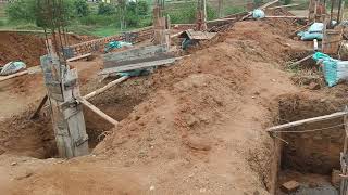 30 × 40 House Construction work video from construction site [upl. by Akimrehs]