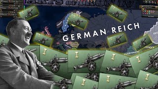 HOI4 Artillery only Challenge [upl. by Nnuahs320]