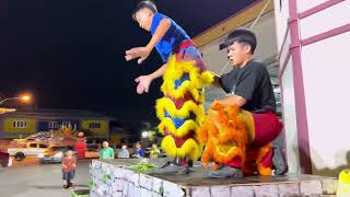 Zaqrul and Wilson lion dance practice 24102024 [upl. by Adam]