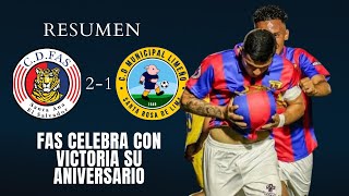 FAS cierra con victoria la celebración de su aniversario  Resumen FAS 21 Limeño  Clausura 2024 [upl. by Elianora282]