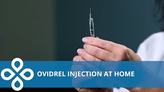 Ovidrel Injection Home Demonstration [upl. by Lin]