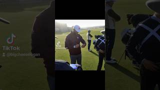 Jon Rahm signs autographs after his practice round at the dunhill links 2024 [upl. by Mixam]