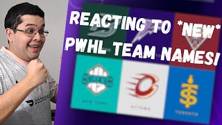 Reacting to NEW PWHL Names and Logos [upl. by Mauldon]