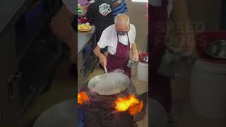 Amazing Grandpa turbo wood stove  Malaysia street food [upl. by Barnes282]