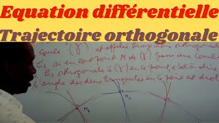 Equations différentielles  Famille de courbes et trajectoire orthogonale [upl. by Melva]