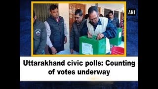 Uttarakhand civic polls Counting of votes underway  ANI News [upl. by Liuqnoj]