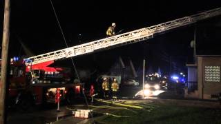 Flahstraß Geilenkirchen Dachstuhlbrand am Samstag morgen [upl. by Emelda779]