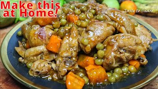 Ang Sarap 💯👌 How to Make Delicious Chicken Recipe ✅ Chicken Guisantes Step by Step [upl. by Cheyne272]