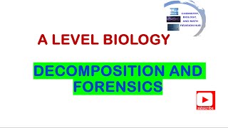 A level  Biology  Topic 6C  Decomposition and forensics  Pearson Edexcel [upl. by Nailuj]