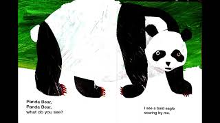 Panda Bear Panda Bear What do you See Read by J [upl. by Eulalia]