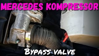 Mercedes Benz 200 230 Kompressor Bypass valve BOV [upl. by Marie-Ann]