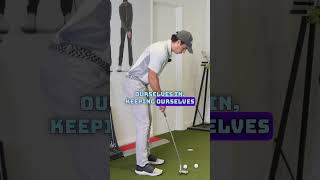 Stability on short putts  super key 🔐 subscribe puttingtips [upl. by Tzong]