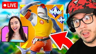 Playing FORTNITE RANKED with MY FIANCEE [upl. by Linell]