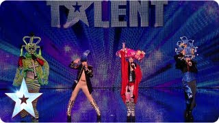 Clubtown Freaks get their groove on  Week 4 Auditions  Britains Got Talent 2013 [upl. by Akela]