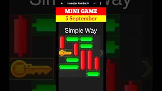 Hamster Kombat Mini Game Today 5 September Unlock Key  5 September Mini Game Hamster  mini game [upl. by Connell949]